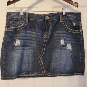 Amethyst Denim Skirt